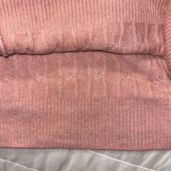 a new day XS-XL Pink Cable Knit Button Front Oversized Tunic Length Cardigan - Picture 14 of 14